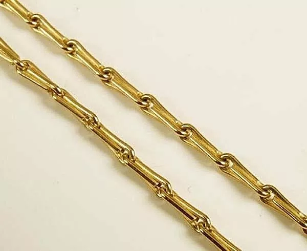 9ct Gold  Hayseed Chain 16" - 26" Full Hallmarks, made in the U.K.
