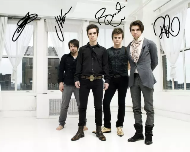 Panic! At The Disco Signed Autographed Reprint 8X10 Group Photo Poster Music