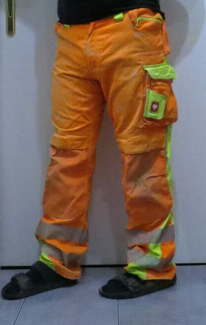 Engelbert Strauss Warnschutz - Bundhose Arbeitshose motion Gr 48 Baustelle