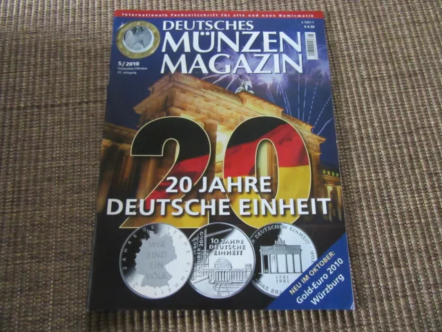 Deutsches Münzen Magazin  5/2010   TOP  RAR Münzenmagazin
