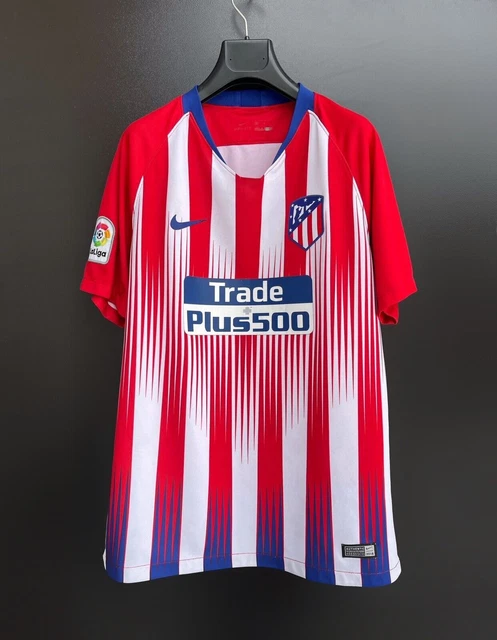 Atletico Madrid 2018 2019 Home Shirt Football Soccer Nike 918985-612 Mens Size L