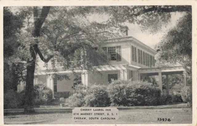 Cherry Laurel Inn, Cheraw, South Carolina SC - c1950 Vintage Postcard