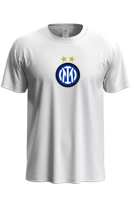 T-shirt Uomo Bambino Logo Inter Seconda Stella Amala Scudetto Campioni D'Italia