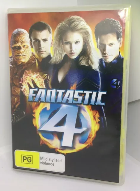 FANTASTIC 4 DVD Jessica Alba Michael Chiklis Chris Evans 11.00