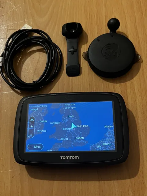TOMTOM GO 400 GPS Sat Nav UK & WESTERN EUROPE Lifetime 2023 Map. Ready To  Use £43.00 - PicClick UK