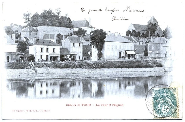 (S-111752) FRANCE - 58 - CERCY LA TOUR CPA      DESVIGNES  ed.