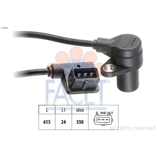 Facet Sensor, Raddrehzahl Made in Italy - OE Equivalent 21.0248