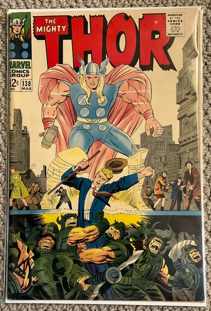 Thor #138 (1967) KEY First Appearance Of Orikal, Vtg Silver Age, LOWER GRADE +!