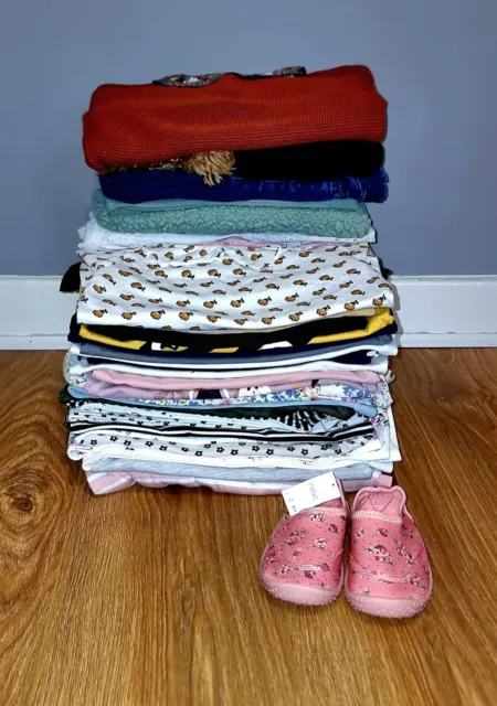 #29 Huge Bundle Of Girls Clothes Age 3-4 Years 50 Items