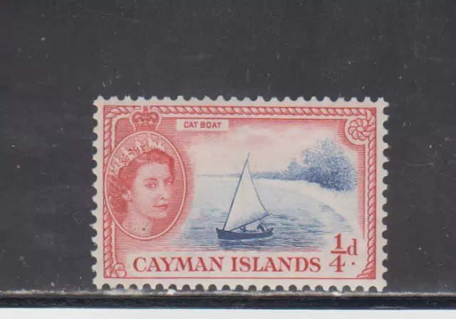 Cayman Islands :  1953-59 - Mnh  - Scott #  135 Sail