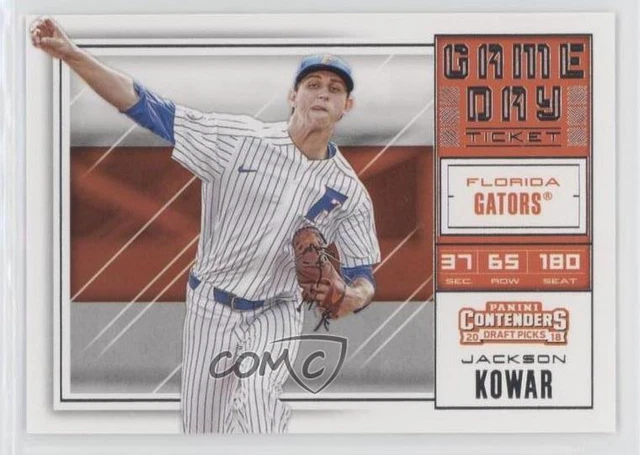 2018 Panini Contenders Draft Picks Game Day Tickets Jackson Kowar #6