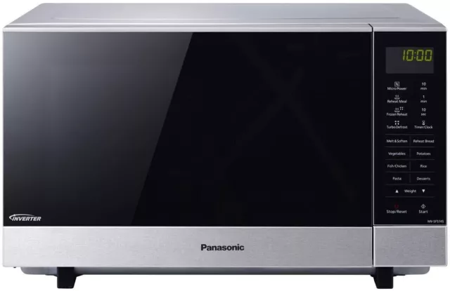 Panasonic NN-SF574SQPQ 27L Inverter FlatBed Microwave Oven 1000W (EX DISPLAY)