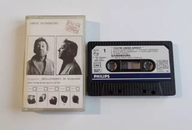 Cassette Audio Serge Gainsbourg You're Under Arrest