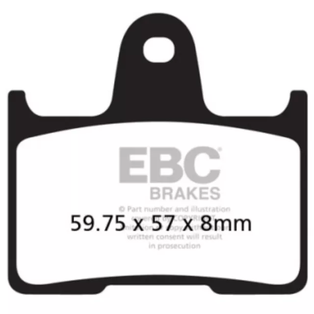 EBC Organic Rear Brake Pads For Suzuki 2004 GSX-R1000 K4 2