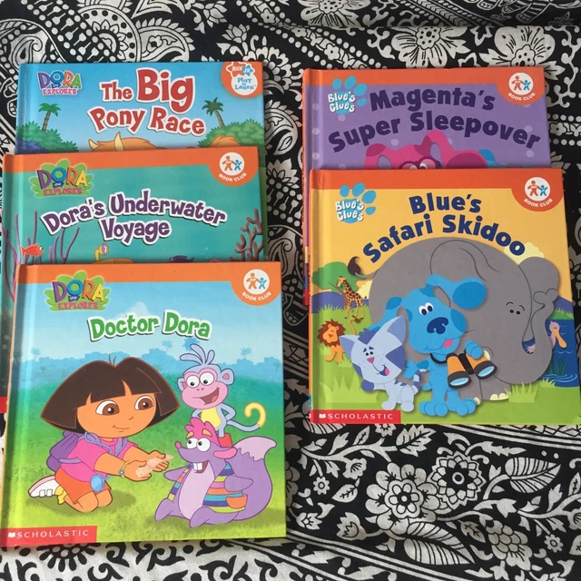 NICK JR BOOK Club Scholastic Dora the Explorer & Blue's Clues Bundle £7 ...