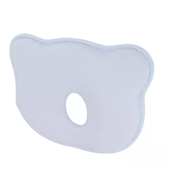 (Blue)Baby Head Pillow For Sleeping Newborn Head Shaping Pillow Prevent Flat