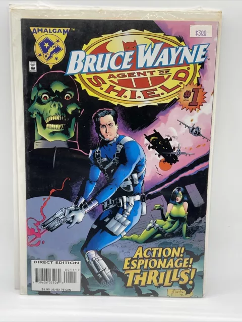 Bruce Wayne Agent of SHIELD #1 Amalgam Marvel DC 1996