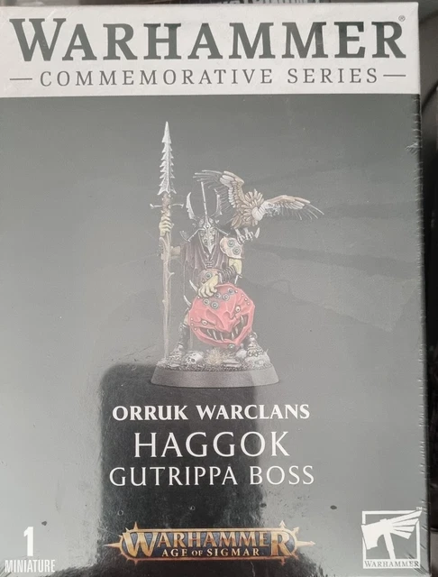 Warhammer Old World, Kruelboy, Limited, NIB, boss, Commemorative, Haggok, Goblin