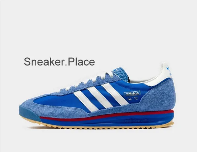 adidas Originals SL 72 RS Men's Trainers in Blue and White Limited Stock