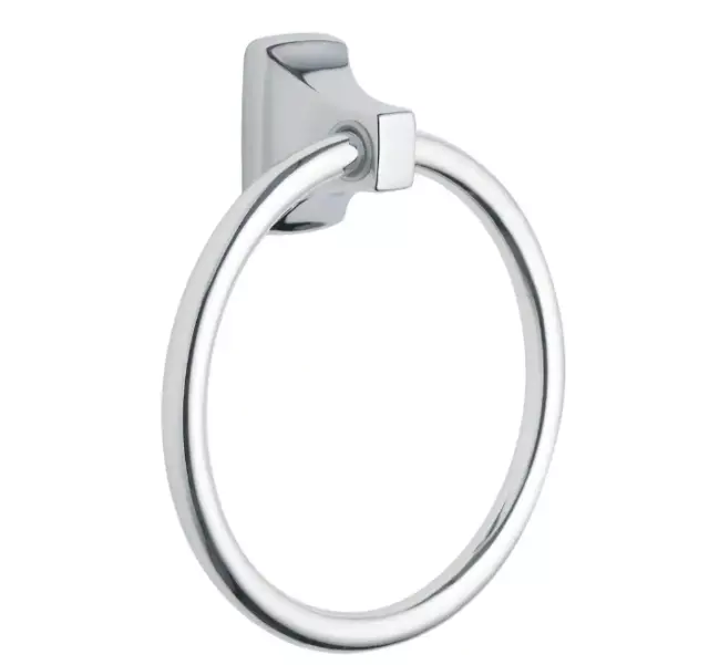 MOEN Contemporary Towel Ring in Chrome, Up to 22 lbs, Rustproof, Chrome finish