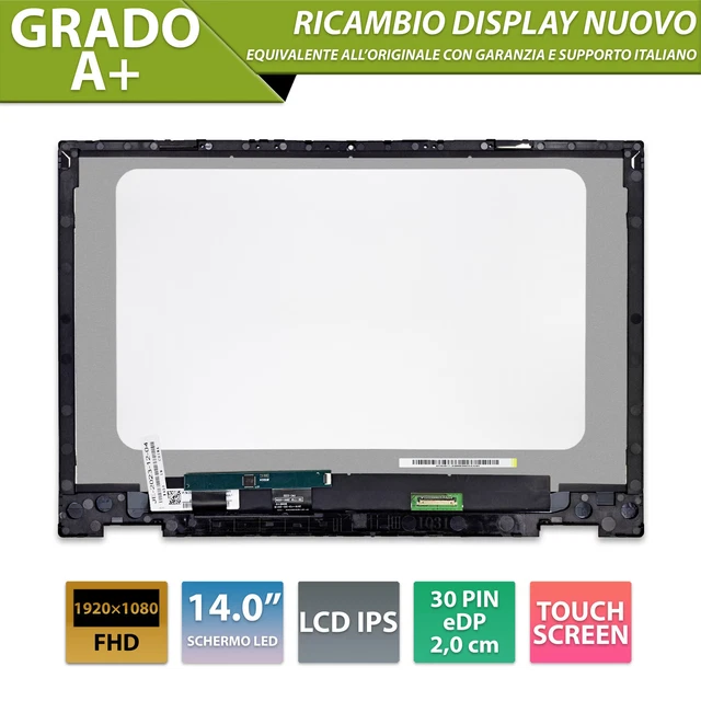 Tastiera Italiana Retroilluminata Per HP Pavilion X360 14-dw0007nl, 14-dw0008nl, 14-dw0011nl - Silver