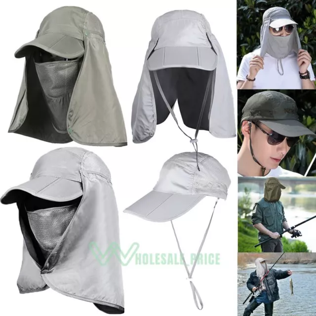 Sombrero de sol con solapa plegable para hombre y mujer con protección UV UPF 50