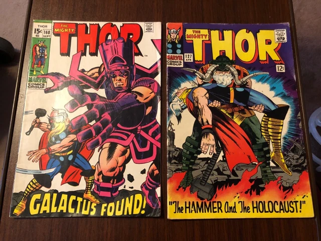 THOR # 127 & # 168  (Marvel)  Nice