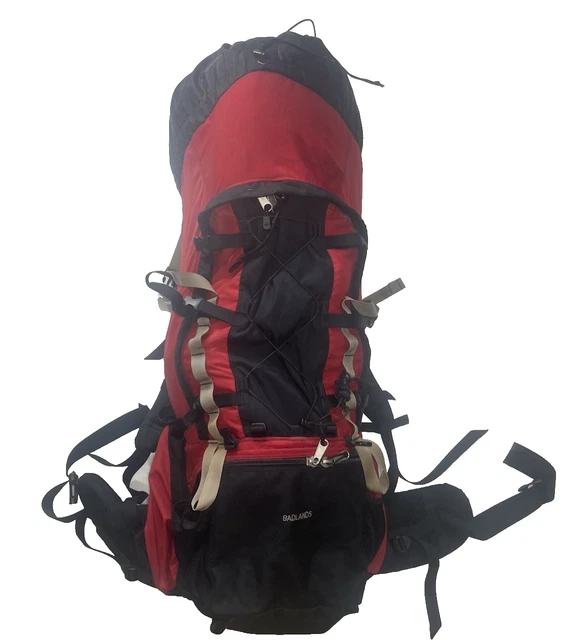 north face backpack picclick THE NORTH FACE Badlands Internal Frame Backpack (Red/Blk) (M-L Size) READ  DESC. $42.99