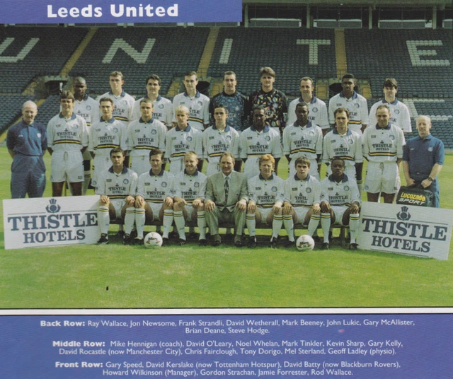 LEEDS UNITED FOOTBALL Team Photo>199394 Season £3.50 PicClick UK