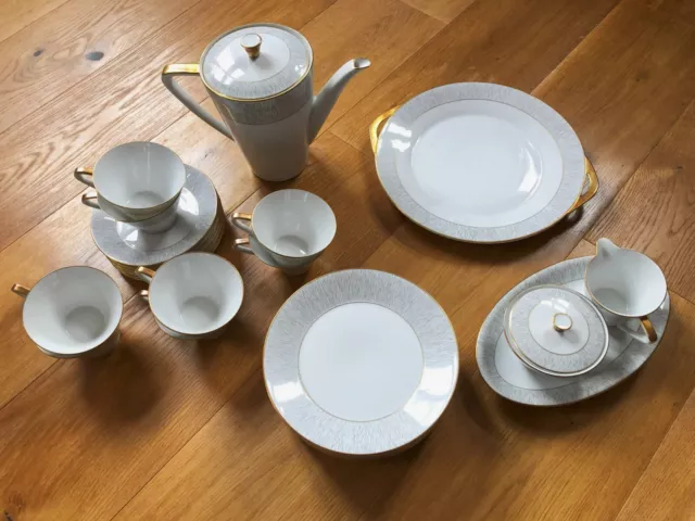 Kaffeegeschirr Königlich Tettau Design Dekor Ria 50er Jahre top