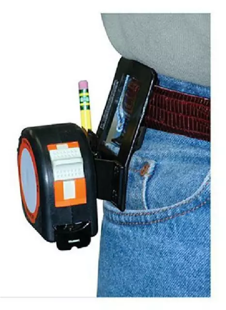 SPEEDCLIP Speed Clip Tape Measure Belt Clip and Pencil Holder Built-In Sharpener