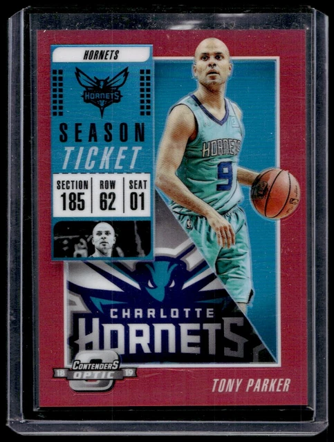 2018 Panini Contenders Optic Tony Parker  #56   SN99 Charlotte Hornets