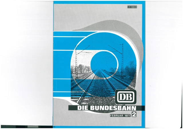La Bundesbahn DB Rivista Febbraio 1977 2/77 1609-13-63