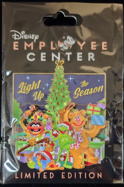 Disney Light Up The Season 2023 LE 250 Pin DEC D23 The Muppets