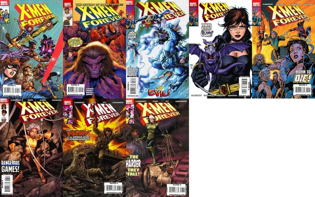 X-Men Forever #1-8 Volume 2 (2009-2010) Marvel Comics - 8 Comics