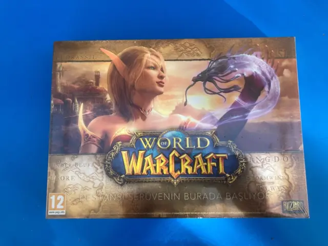 Coffret Jeu Pc World Of Warcraft Guide Du Debutant + 2 Disque Anglais Boite Turc