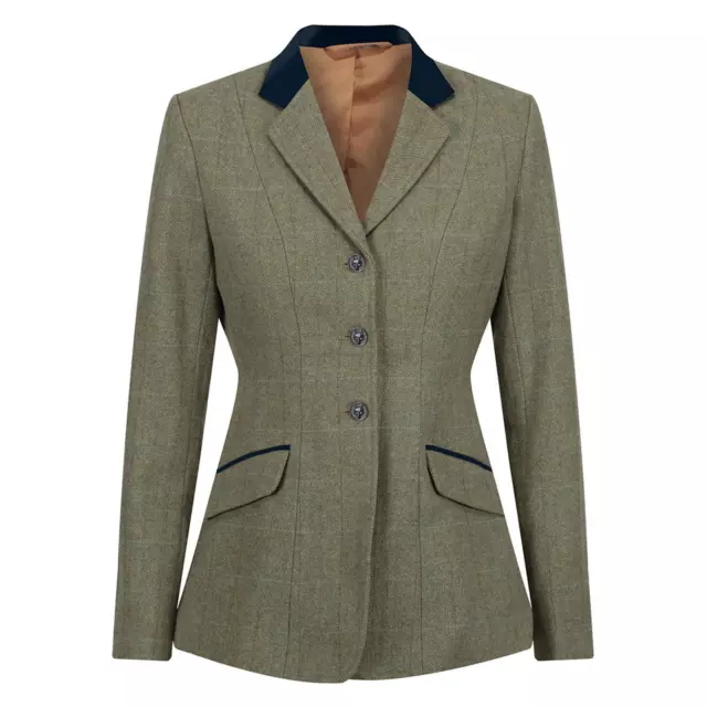 Tweed Horse Riding Show Equetech Thornborough Deluxe Ladies Jacket