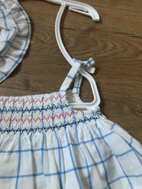 Pantaloni e cappello foderati in cotone per bambine M&S età 3-6 mesi nuovi con etichette 2