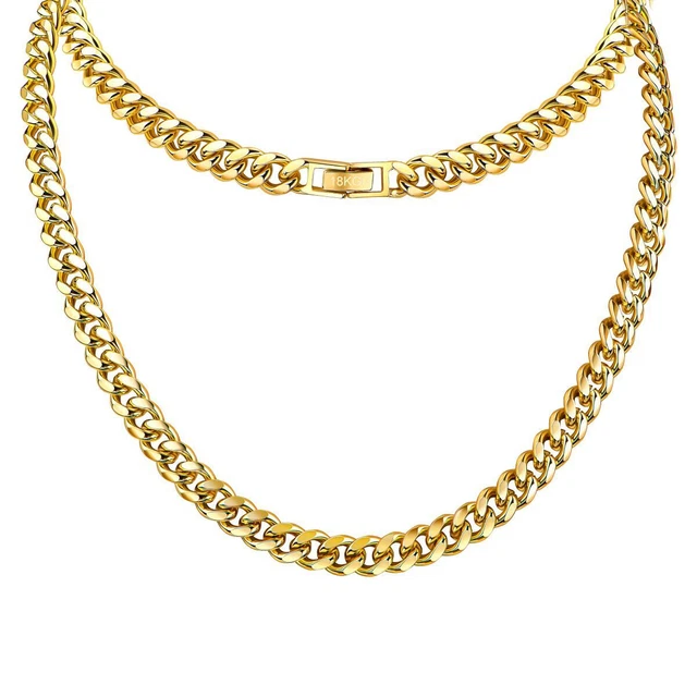 Collier Vintage Plaqué Or 18 Carats - Gourmette Mixte, 84 Grammes - Occasion