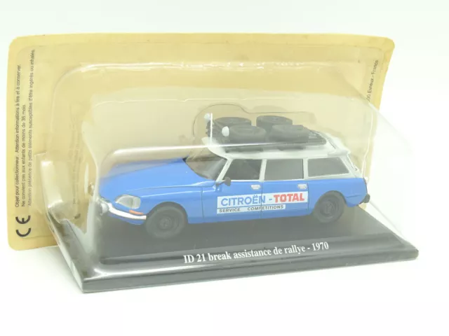 Universal Hobbies Presse 1/43 - Citroen DS ID 21 Break Assistance Rallye 1970