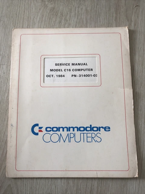 Service Manual C16 Computer