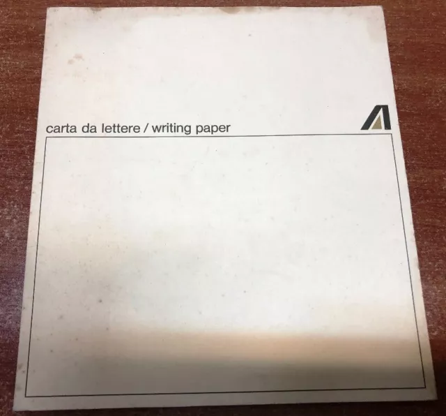 ALITALIA CARTA DA LETTERE / WRITING PAPER + 3 BUSTE DA LETTERA  NUOVE cm 19x10,5