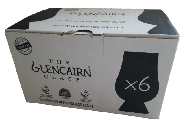 The Glencairn Whisky Glass, Set of 6 New in box