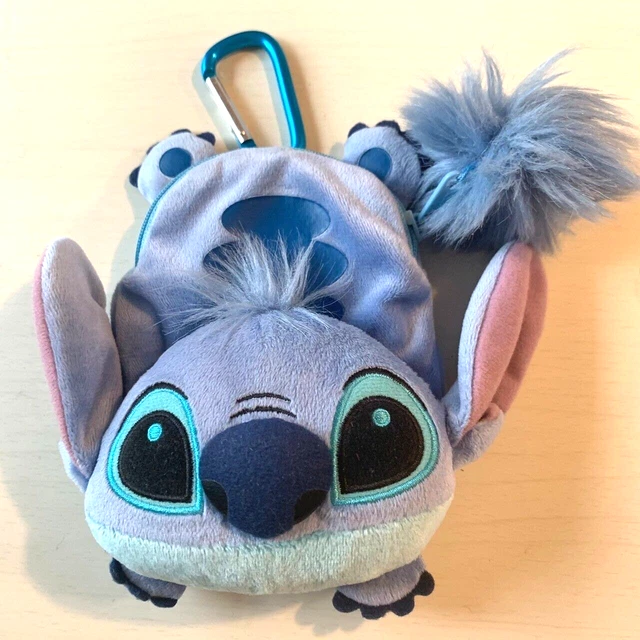 TOKYO DISNEY RESORT Pass Case Pouch Lilo Stitch Plush Coin Holder Bag ...