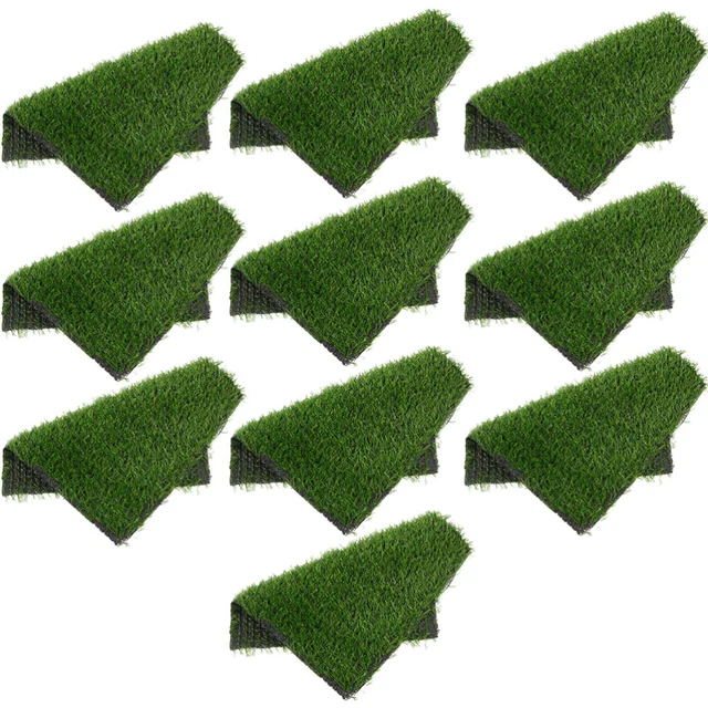 ARTIFICIAL GRASS RUGS for Chicken Coops 10 Pcs Chicken Bedding