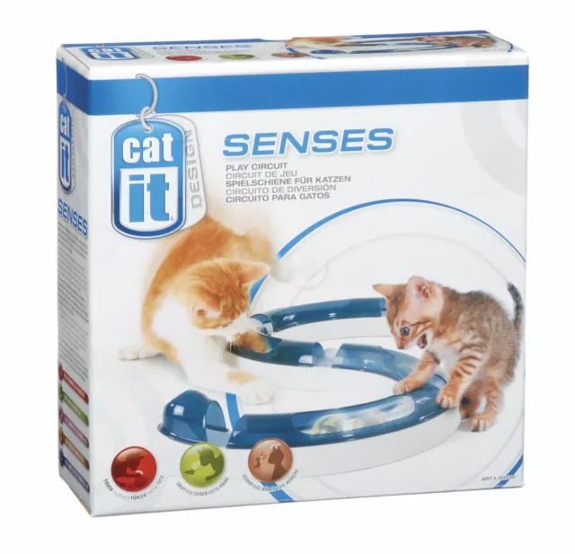 Cat it Senses Play circuit jeu pour chat Chaton avec balle Fun Attractif NEUF++ 2