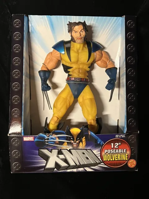 Toybiz Marvel Comics X-Men 12" Logan Wolverine Poseable Figure 2004 New