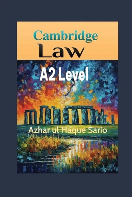 CAMBRIDGE LAW A2 Level by Azhar Ul Haque Sario Paperback Book £26.26 ...
