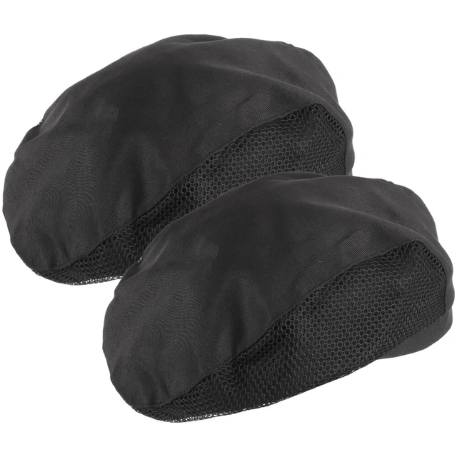 2 Pcs Polyester Cotton Waiter Beret Men and Women Food Service Caps
