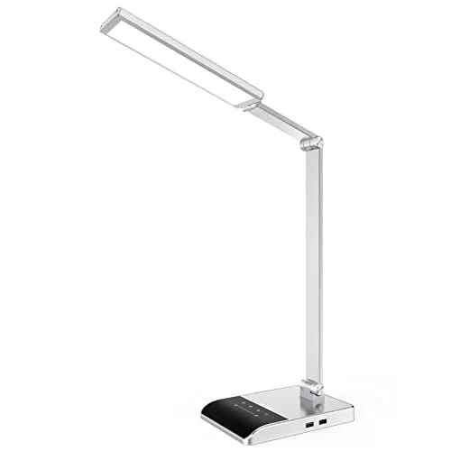 LEPOWER Desk Lamp 18W LED Desk Lamps for Home Office Reading Desk Lamp with U...